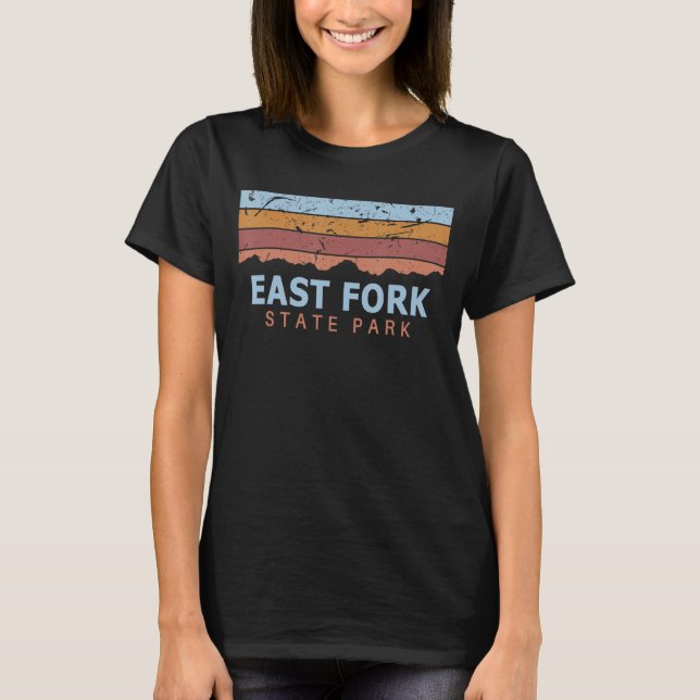 East Fork State Park Ohio Retro Cool T-Shirt (Front)