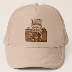 East German Camera - Brown Trucker Hat