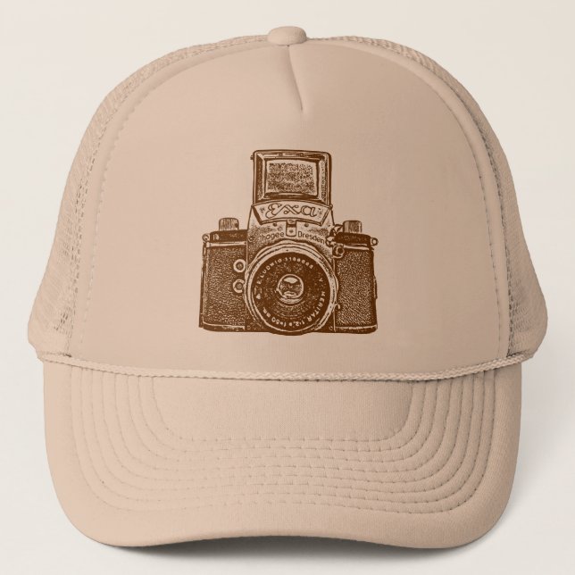 East German Camera - Brown Trucker Hat (Front)