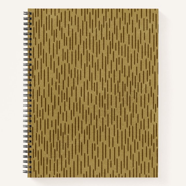 East German Strichtarn Camo Classic Worn Raindrop Notebook (Front)