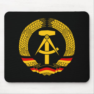 East Germany Coat of Arms / Deutschland State Seal Mouse Pad