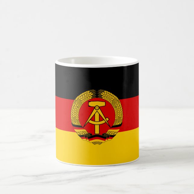 East Germany Flag Coffee Mug (Center)