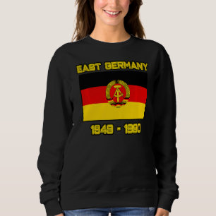 East Germany Flag  German Democratic Republic  Soc Sweatshirt