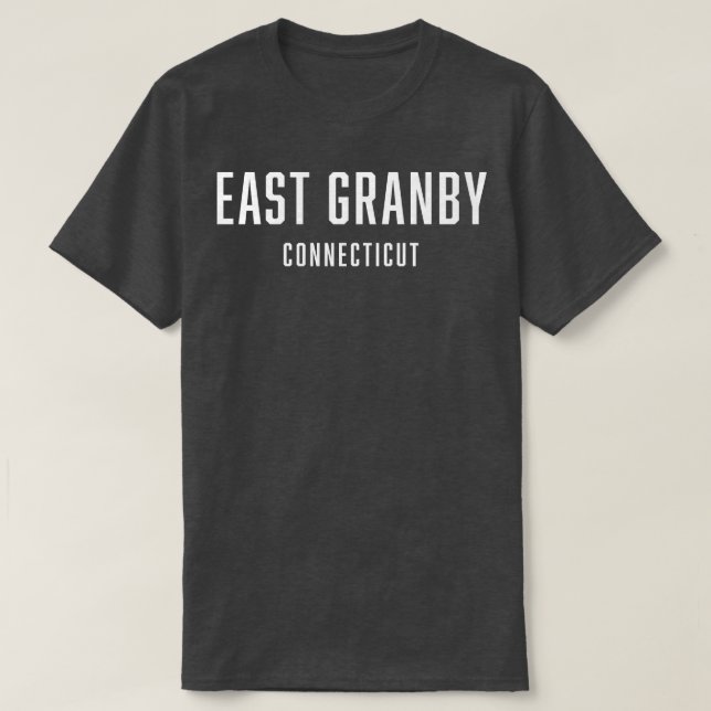 East Granby Connecticut TShirt (Design Front)