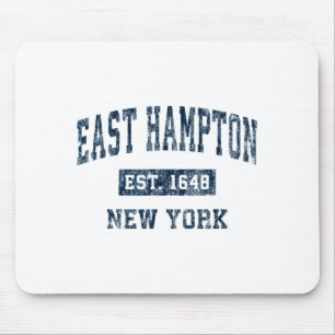 East Hampton New York Ny Vintage Srts Design Nav  Mouse Pad