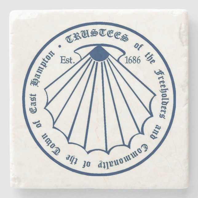 EAST HAMPTON TOWN TRUSTEES Stone Coaster (Front)