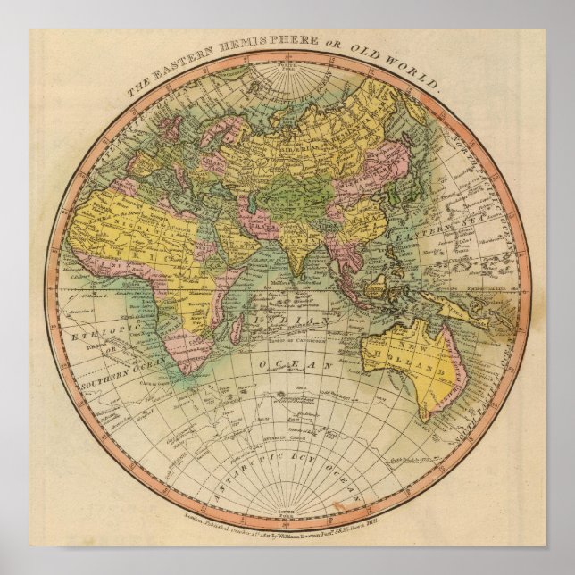 East Hemisphere Poster (Front)