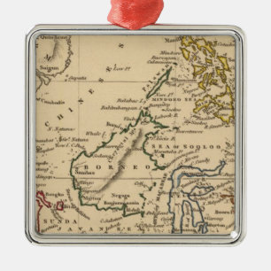 East India Islands Metal Tree Decoration