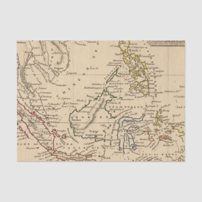 East India Islands Tissue Paper (Front)
