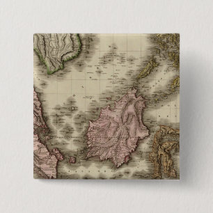 East India Isles 3 15 Cm Square Badge