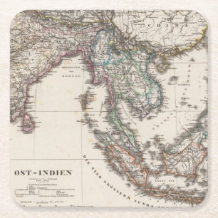 East India Square Paper Coaster
