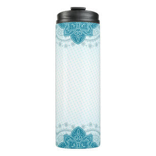East indian pattern mandala paisley thermal tumbler