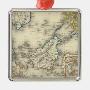 East Indies 2 Metal Tree Decoration