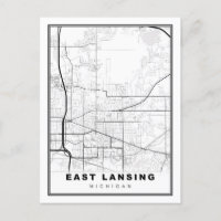 East Lansing Map