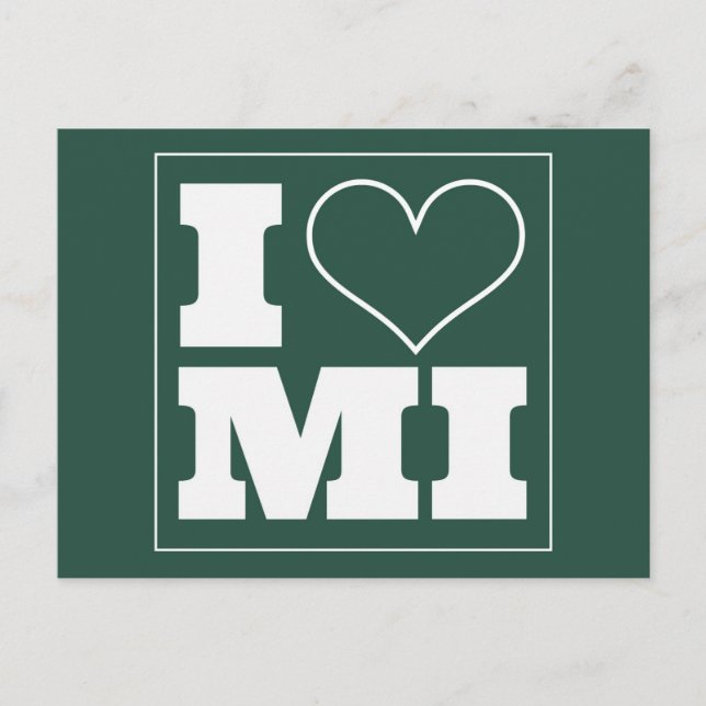 East Lansing (MI) Tailgate Invitation Postcard (Front)