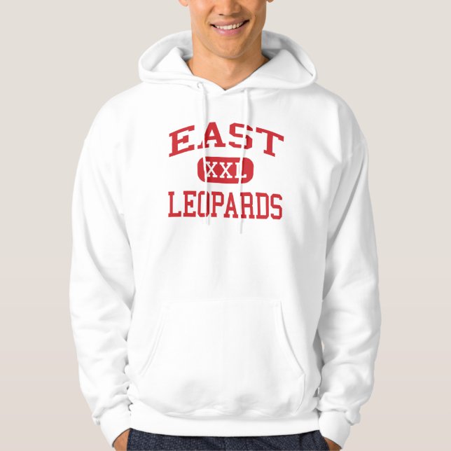 East - Leopards - High - Salt Lake City Utah Hoodie (Front)