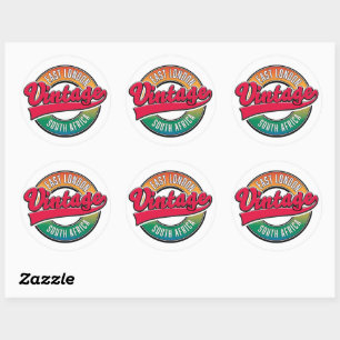 East London South Africa logo Classic Round Sticker