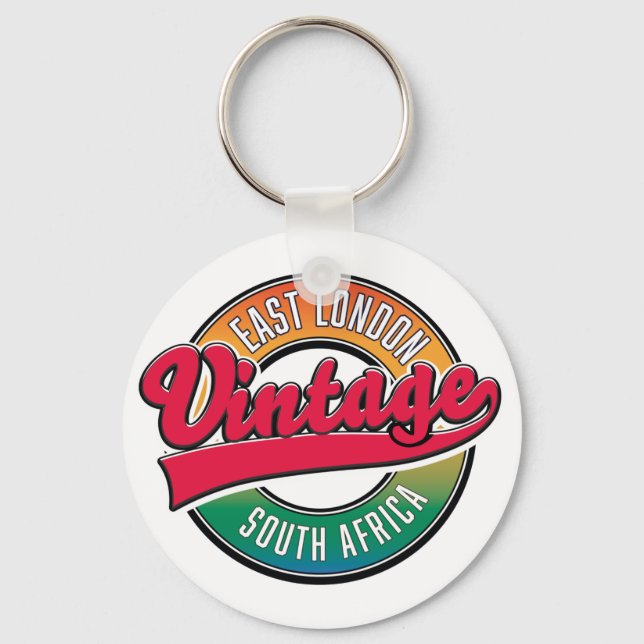 East London South Africa logo Key Ring (Front)
