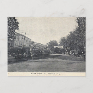 East Main Street, Freehold, NJ, Vintage Postcard