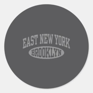 East New York Brooklyn  Classic Round Sticker