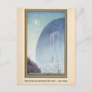 East of the Sun and West of the Moon BEAR  Postcard