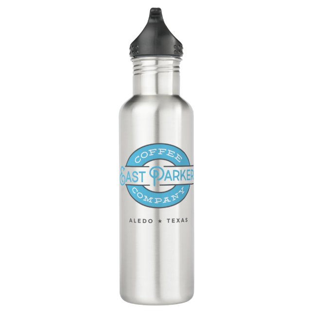 East Parker Coffee "Retro" 24 oz Stainless Bottle (Right)