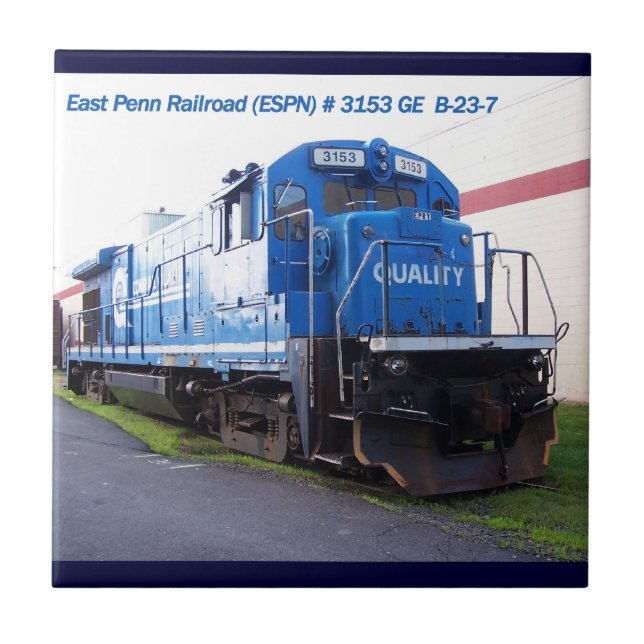 East Penn Railroad Locomotive #3153 Tile (Front)