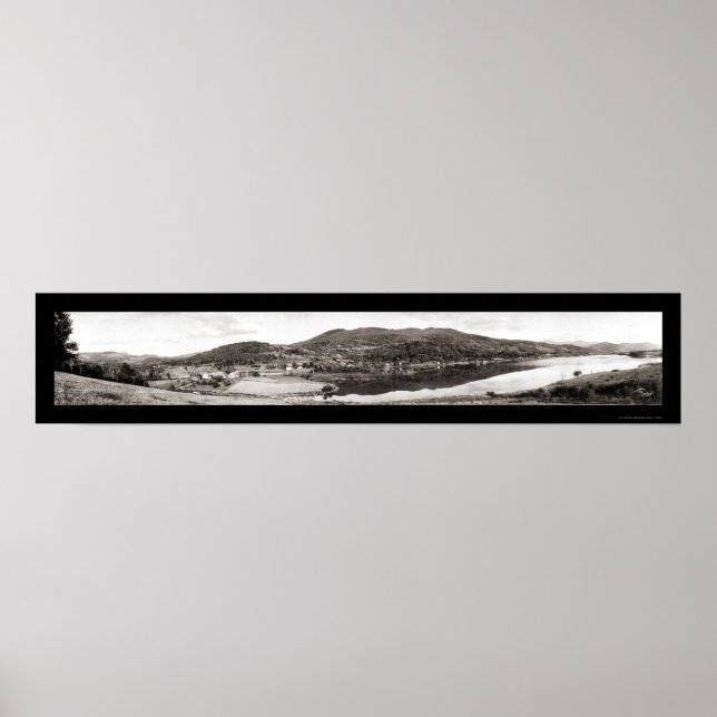 East Pittsford VT Dam Photo 1913 Poster (Front)