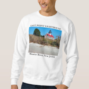 East Point Lighthouse, Maurice River New Jersey Sweatshirt