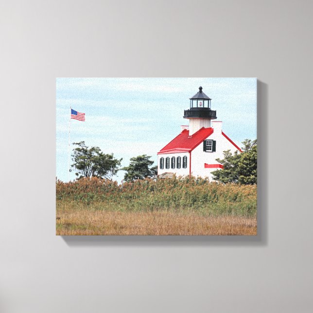East Point Lighthouse, New Jersey Canvas Print (Front)