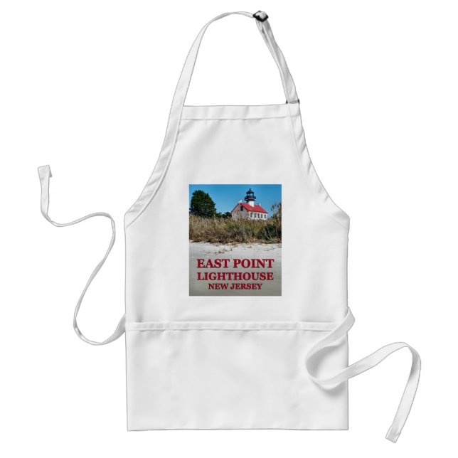 East Point Lighthouse, New Jersey Cooking Apron (Front)