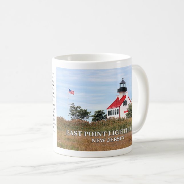 East Point Lighthouse, New Jersey Mug (Front Right)