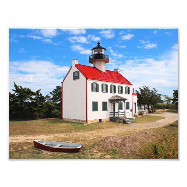 East Point Lighthouse, New Jersey Photo Print (Front)