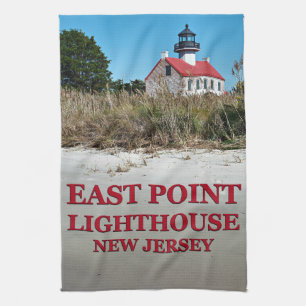 East Point Lighthouse, New Jersey Tea Towel
