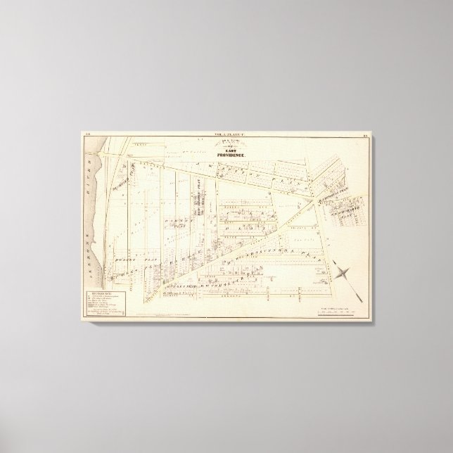 East Providence Rhode Island Canvas Print (Front)