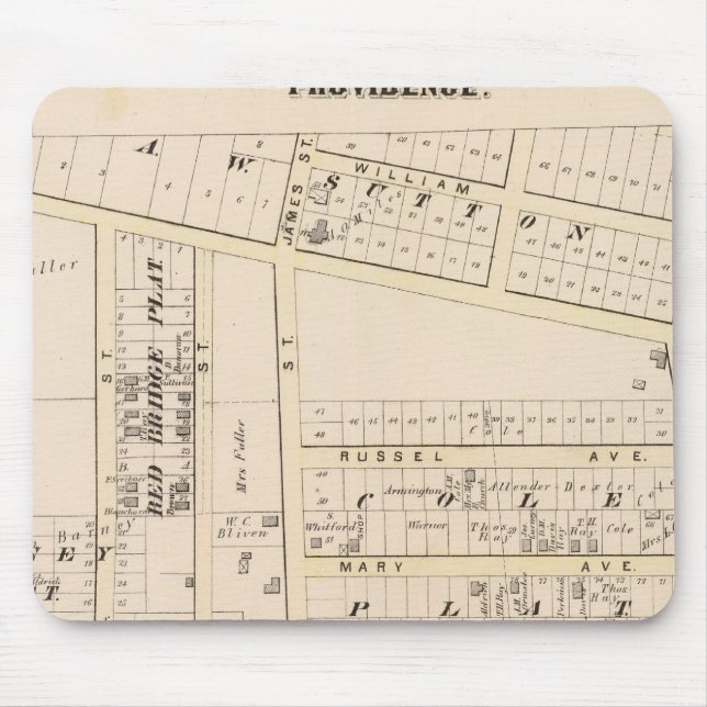 East Providence Rhode Island Mouse Pad (Front)