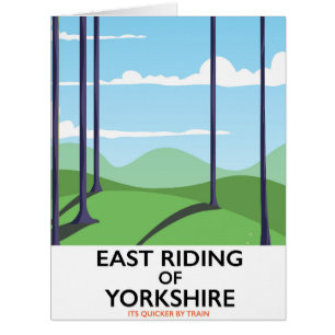 East Riding of Yorkshire travel poster