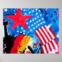 East Side Gallery, Berlin Wall, Flags