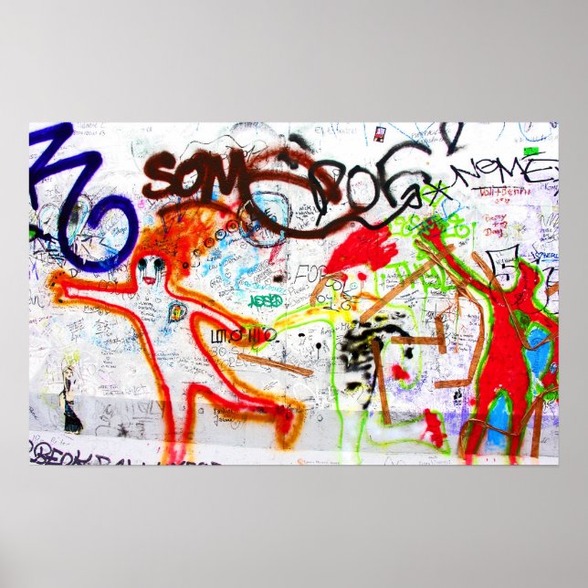 East Side Gallery, Berlin Wall, Graffiti (2) Poster (Front)