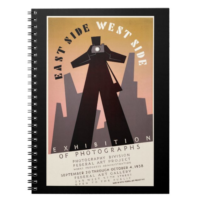 East Side ~ West Side Spiral Notebook (Front)