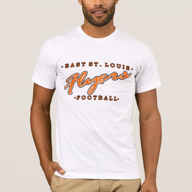 East St. Louis Flyers Football T-Shirt (Front)