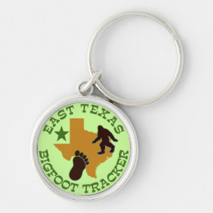 East Texas Bigfoot Tracker Key Ring