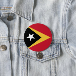 East Timor flag 7.5 Cm Round Badge