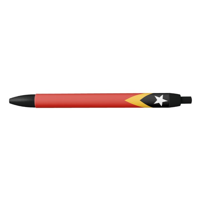 East Timor Flag Black Ink Pen (Front)