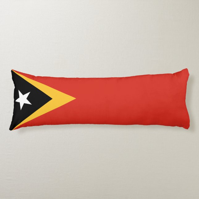 East Timor Flag Body Cushion (Front)