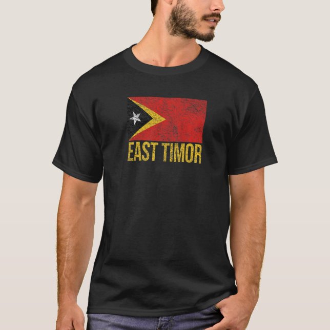 East Timor Flag Dili T-Shirt (Front)