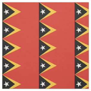 East Timor Flag Fabric