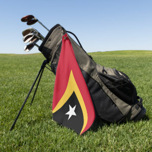 East Timor flag Golf Towel