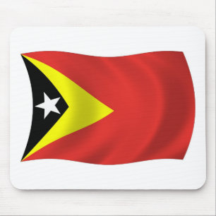 East Timor Flag Mousepad