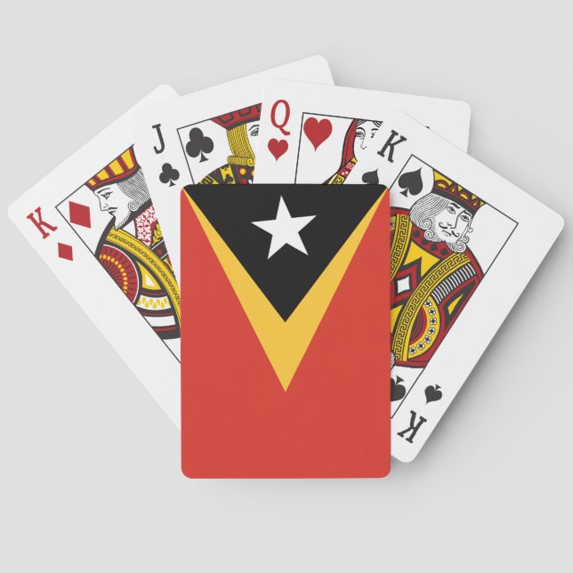 East Timor Flag Playing Cards (Back)